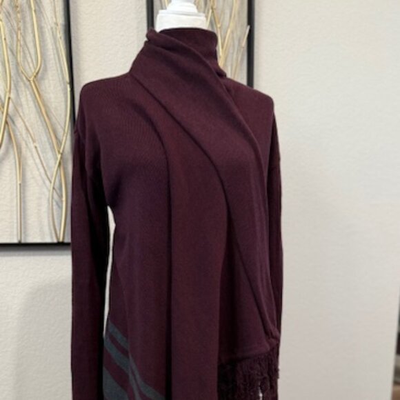 CAbi Port Fringe Wrap Sweater - Picture 6 of 15